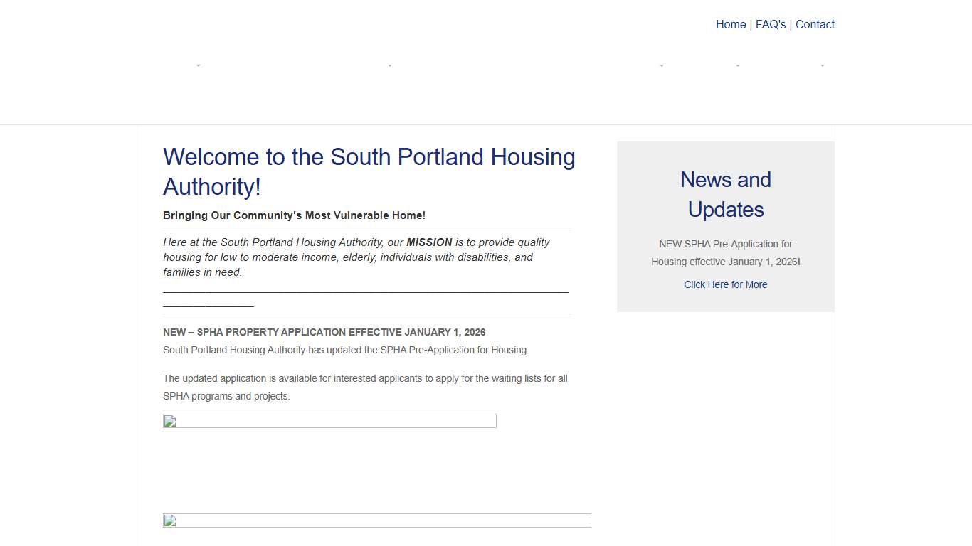 South Portland Housing Authority | People in Service to People